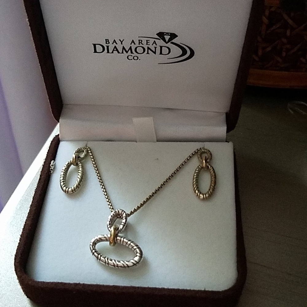 Lorenzo Sterling Silver and 18 Karat Yellow Gold